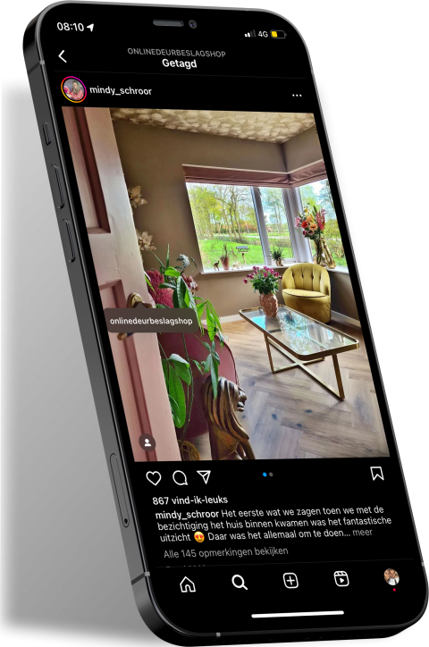Online Deurbeslagshop Case influencer marketing