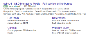 Advertentie van SDIM in Google Adwords