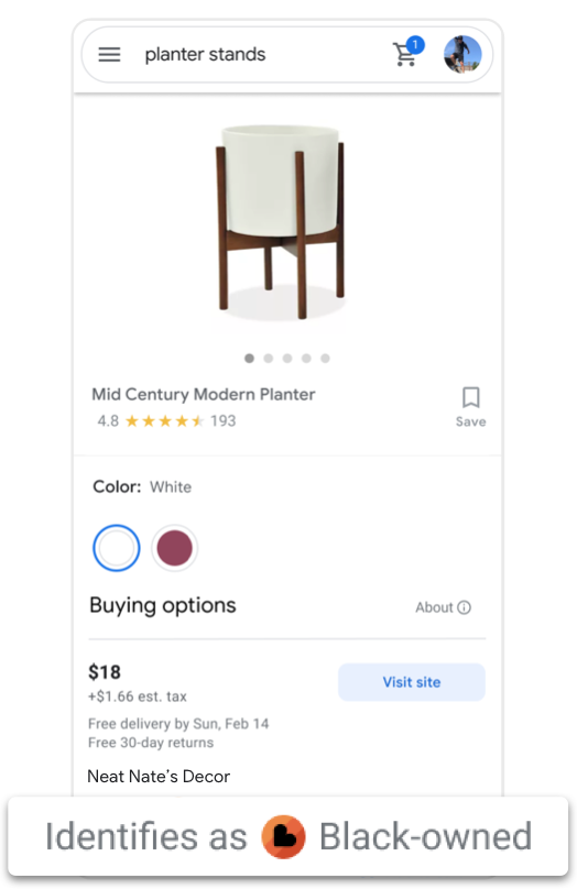 Retail tags voor Google Shopping listings