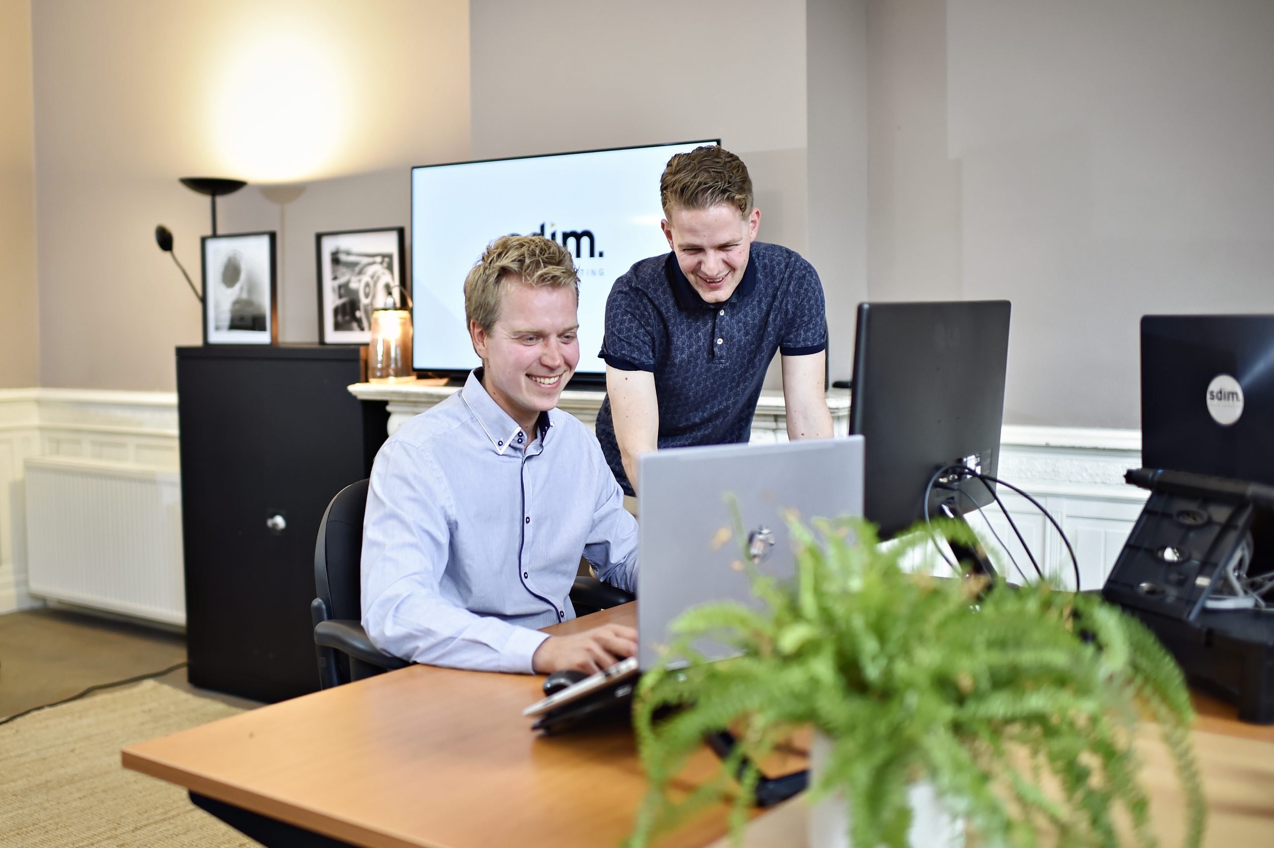 SDIM collega's Jeroen en Jesse