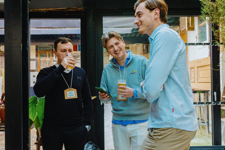 SDIM collega's Andrei Koen en Tim