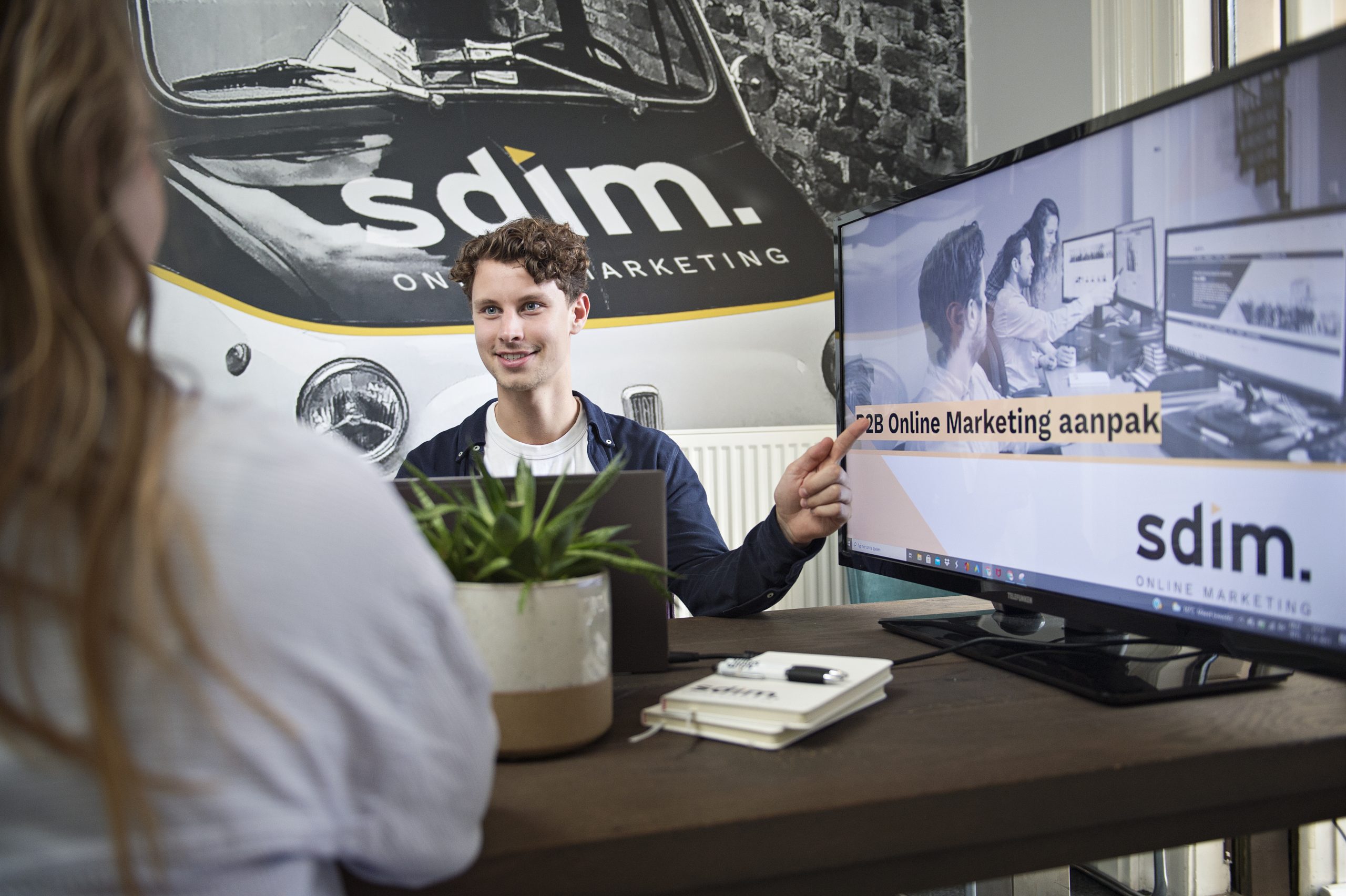 SDIM collega Bart met de B2B aanpak