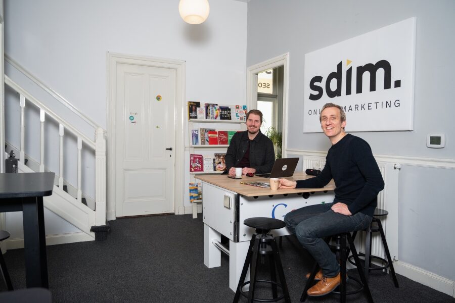 SDIM collega's Tijmen en Pieter