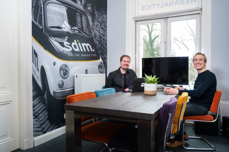 Collega's Pieter en Tijmen van SDIM