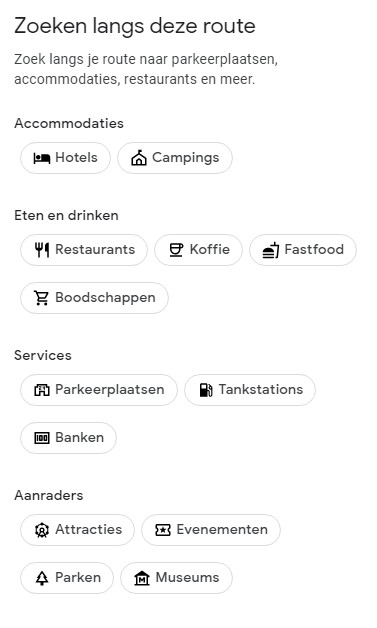 Google roadtrip planner