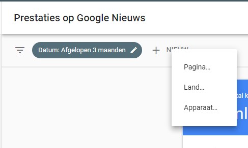 Nieuw rapport in Google Search Console gericht op Google Nieuws