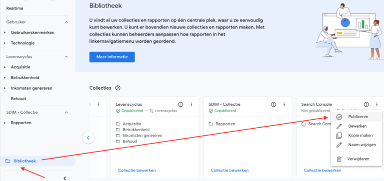 search console activeren