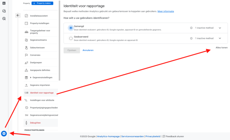 verleng identiteit rapportage