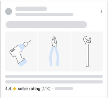 Seller rating Google